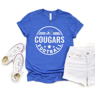 Benutzerdefiniertes Fußballteam mit Name des Spiel Tri-Blend Shirt