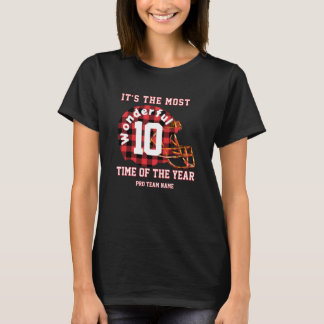 Benutzerdefiniertes Fußballtrikot Weihnachts-T-Shi T-Shirt