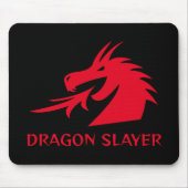Benutzerdefiniertes Gaming-Mauspad mit rotem Drach Mousepad (Vorne)