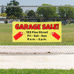 Benutzerdefiniertes GARAGE SALE! Banner
