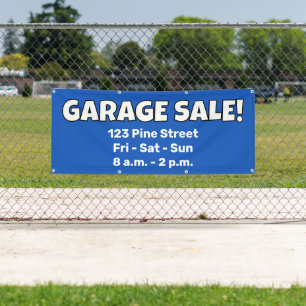 Benutzerdefiniertes GARAGE SALE!-Banner Banner