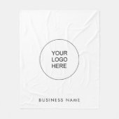 Benutzerdefiniertes Gästehotel Einfache Vorlage Fleecedecke (Vorderseite)