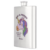 Benutzerdefiniertes Gay Unicorn Flachmann (Links)