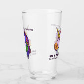 Benutzerdefiniertes Gay Unicorn Glas (Links)