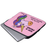 Benutzerdefiniertes Gay Unicorn Laptopschutzhülle (Vorne Knopf)