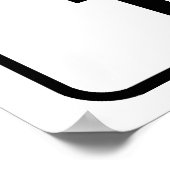 Benutzerdefiniertes GEBIET-Zeichen - Fügen Sie Ihr Poster (Ecke)