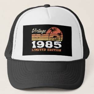 Benutzerdefiniertes Geburtsjahr Vintage 1985 Limi Truckerkappe