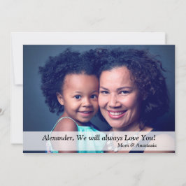 Benutzerdefiniertes Geburtstags-Foto Karte