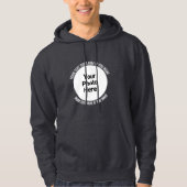 Benutzerdefiniertes Gehäuse mit Bild und Text Hoodie (Vorderseite)