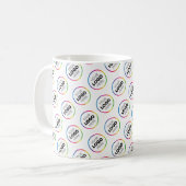 Benutzerdefiniertes, gekacheltes Firmenlogo - Mark Kaffeetasse (Vorderseite Links)