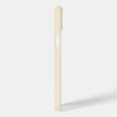 Benutzerdefiniertes Gelb Minimalistisches Future M Case-Mate iPhone Hülle (Rückseite / Rechts)