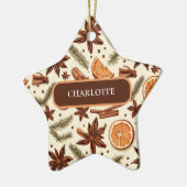 Benutzerdefiniertes, gemütliches Gewürzmuster - Na Keramik Ornament (Links)