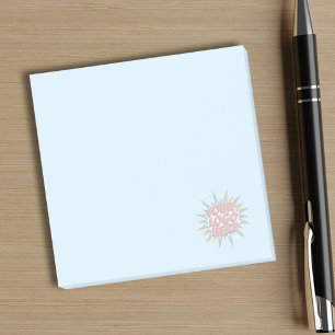 Benutzerdefiniertes Geschäft - Hintergrundlogo Bla Post-it Klebezettel