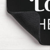 Benutzerdefiniertes Geschäft-Logo Firmenmarke Schw Mousepad (Ecke)