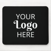 Benutzerdefiniertes Geschäft-Logo Firmenmarke Schw Mousepad (Vorne)