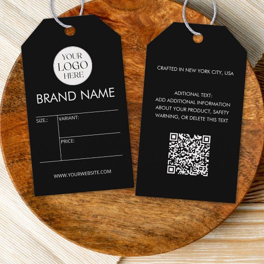 Benutzerdefiniertes Geschäft-Logo Moderne Minimali Geschenkanhänger