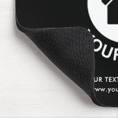 Benutzerdefiniertes Geschäft-Logo und Text Werbe-M Mousepad (Ecke)