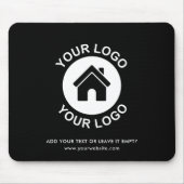 Benutzerdefiniertes Geschäft-Logo und Text Werbe-M Mousepad (Vorne)