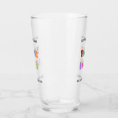 Benutzerdefiniertes Geschäft-Logo und Text Werbegl Glas (Links)
