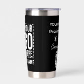 Benutzerdefiniertes Geschäft-Logo Unternehmensfirm Thermobecher (Links)