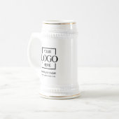 Benutzerdefiniertes Geschäft-Logo Unternehmenswerb Bierglas (Vorderseite Links)