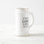 Benutzerdefiniertes Geschäft-Logo Unternehmenswerb Bierglas (VorderseiteRechts)