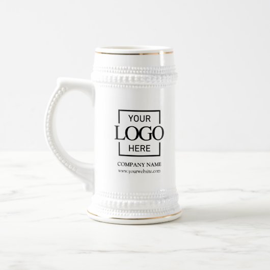 Benutzerdefiniertes Geschäft-Logo Unternehmenswerb Bierglas (Links)