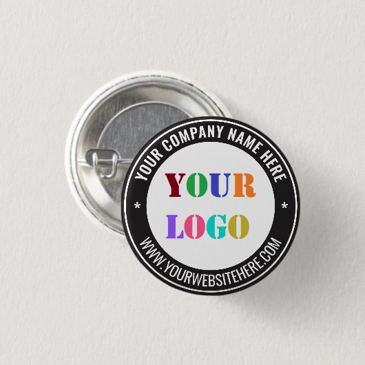 Benutzerdefiniertes Geschäft-Logo Werbe-Button Bei Button (Vorne & Hinten)