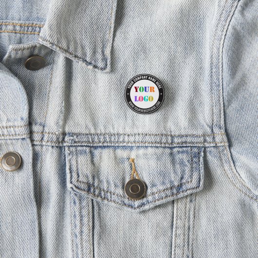 Benutzerdefiniertes Geschäft-Logo Werbe-Button Bei Button (Beispiel)