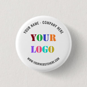 Benutzerdefiniertes Geschäft-Logo Werbe-Button Bei Button