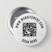 Benutzerdefiniertes Geschäft- QR-Code Promotionsde Button (Vorne & Hinten)