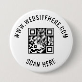 Benutzerdefiniertes Geschäft- QR-Code Promotionsde Button (Vorderseite)