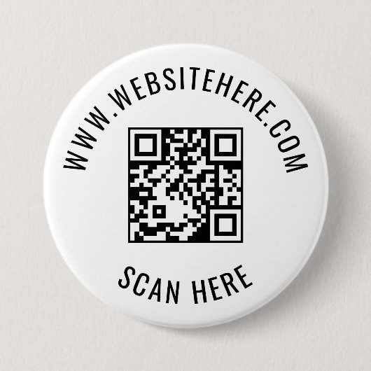 Benutzerdefiniertes Geschäft- QR-Code Promotionsde Button (Vorderseite)