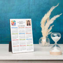 Benutzerdefiniertes Geschäftslogo 2026 Kalender Ma