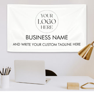 Benutzerdefiniertes Geschäftslogo Modern Professio Banner