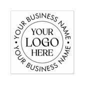 Benutzerdefiniertes Geschäftslogo und Name werblic Permastempel (Design)