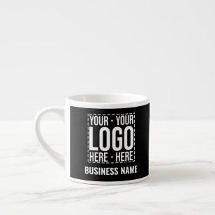 Benutzerdefiniertes Geschäftslogo Unternehmensfirm Espressotasse