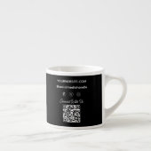 Benutzerdefiniertes Geschäftslogo Unternehmensfirm Espressotasse (Rechts)