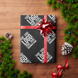 Benutzerdefiniertes Geschäftslogo Unternehmensfirm Geschenkpapier