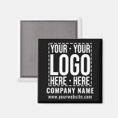 Benutzerdefiniertes Geschäftslogo Unternehmensfirm Magnet (Vorderseite/Rückseite)
