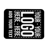 Benutzerdefiniertes Geschäftslogo Unternehmensfirm Magnet (Horizontal)