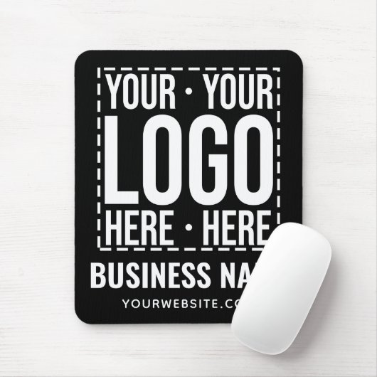 Benutzerdefiniertes Geschäftslogo Unternehmensfirm Mousepad (Mit Mouse)