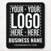 Benutzerdefiniertes Geschäftslogo Unternehmensfirm Mousepad (Vorne)