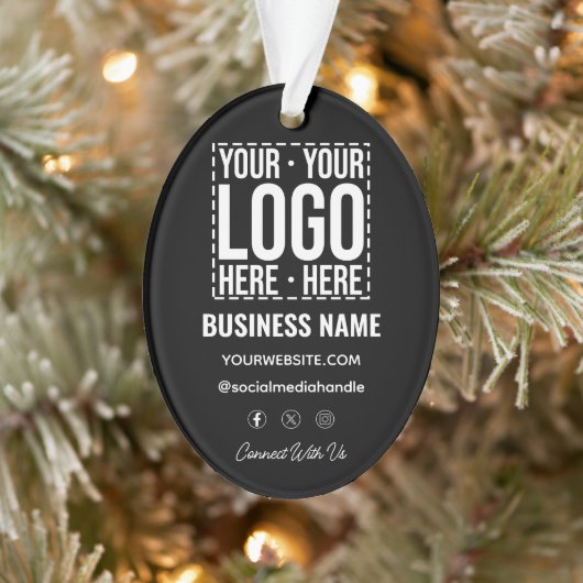 Benutzerdefiniertes Geschäftslogo Unternehmensfirm Ornament (Baum)