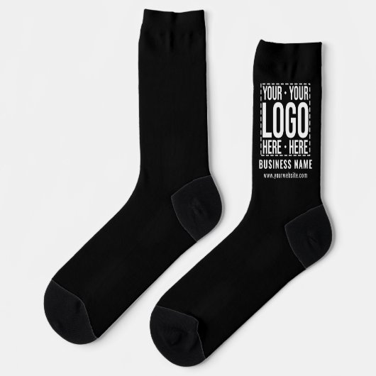 Benutzerdefiniertes Geschäftslogo Unternehmensfirm Socken (Linkes Detail)