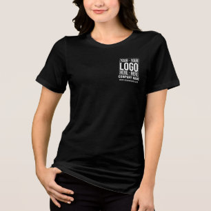 Benutzerdefiniertes Geschäftslogo Unternehmensfirm Tri-Blend Shirt