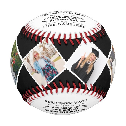 Benutzerdefiniertes Geschenk an meine Enkeltochter Baseball (Vorderseite)