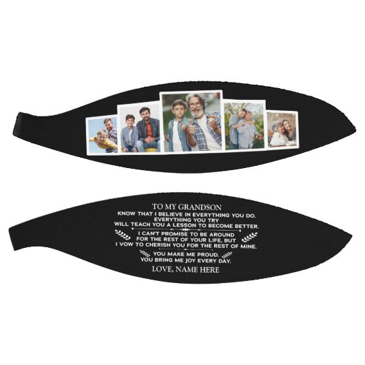 Benutzerdefiniertes Geschenk an meinen Enkel mit 5 Basketball (Panele)