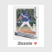 Benutzerdefiniertes Geschenk für Baseball Player i Aufkleber (Blatt)