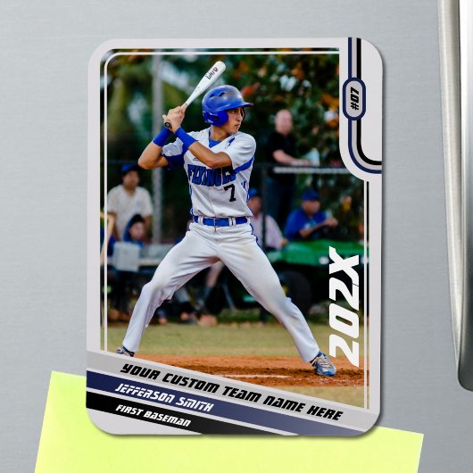 Benutzerdefiniertes Geschenk für Baseball Player i Magnet